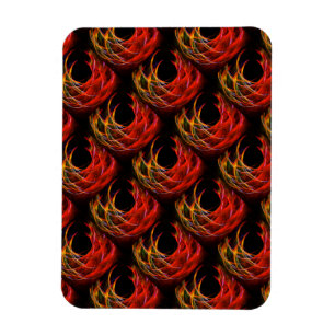 Ímã Padrão de Arte Abstrata Elegante Boho Moderno Fofo