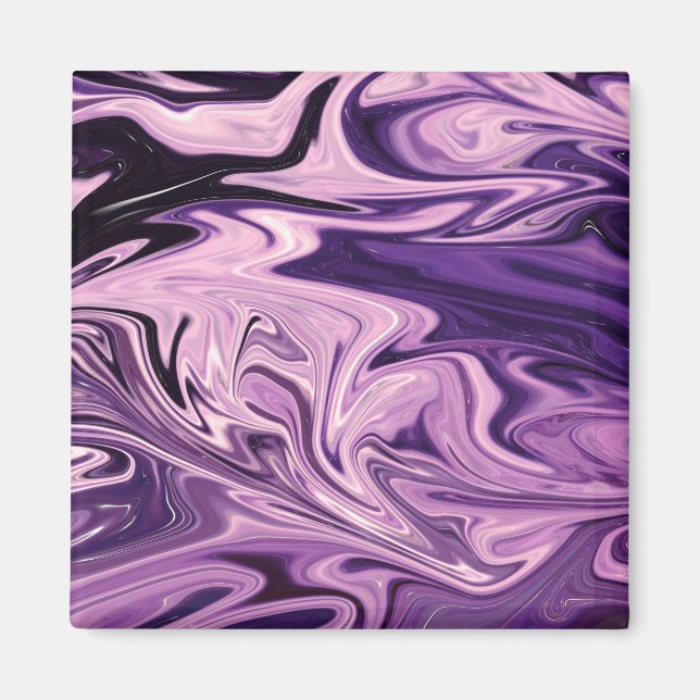 Imã Padrão de arte da galáxia azul (Frente)