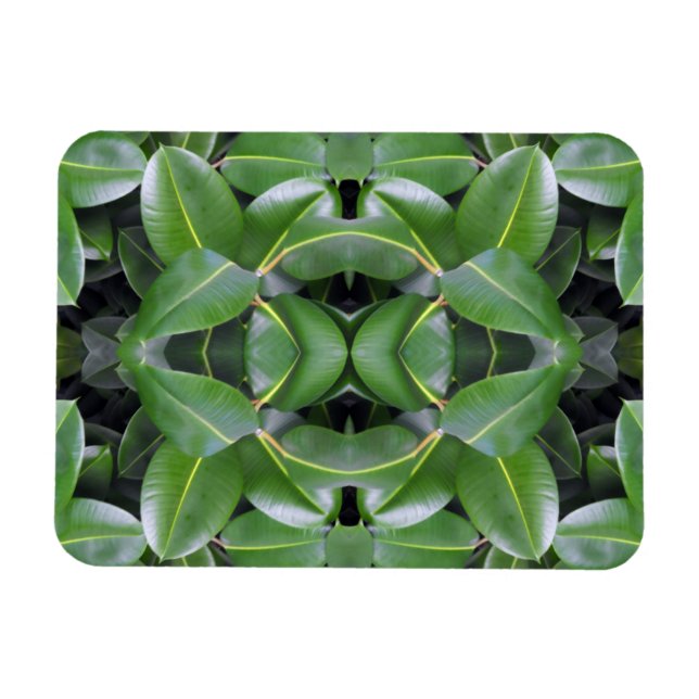 Ímã Padrão de árvore de borracha (Horizontal)