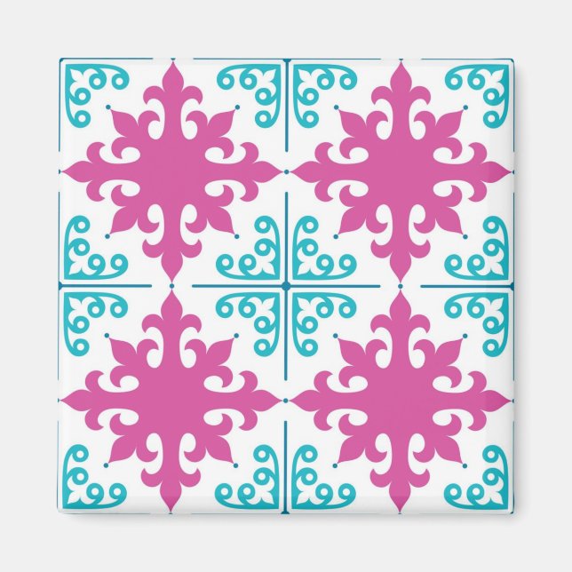 Imã Padrão de azulejos cerâmicos (Frente)