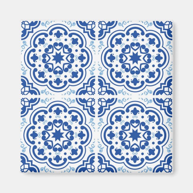 Imã Padrão de azulejos cerâmicos (Frente)