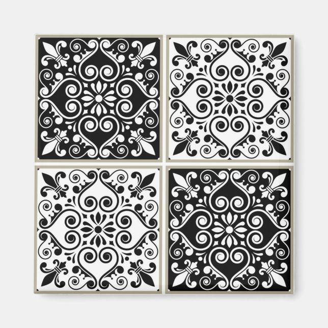 Imã Padrão de azulejos cerâmicos (Frente)