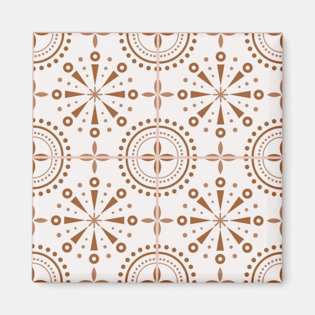 Imã Padrão de azulejos cerâmicos (Frente)