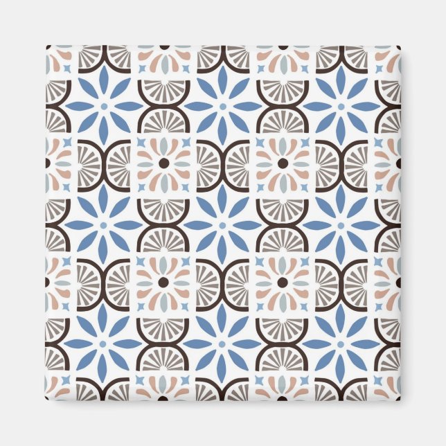Imã Padrão de azulejos cerâmicos (Frente)