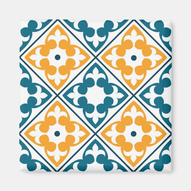 Imã Padrão de azulejos cerâmicos (Frente)