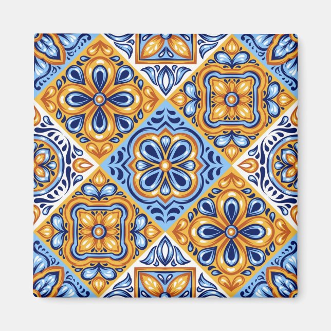 Imã Padrão de azulejos cerâmicos (Frente)