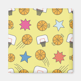 Imã Padrão de basquetebol divertido