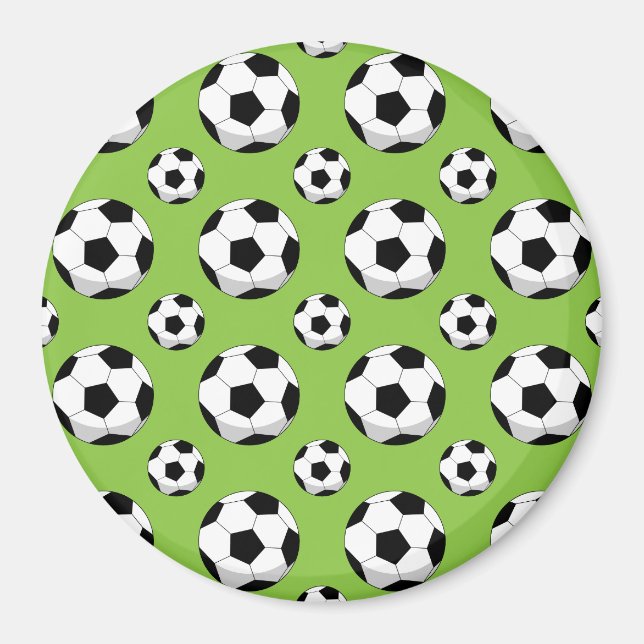 Imã Padrão de Bola de Futebol do Cartoon (Frente)