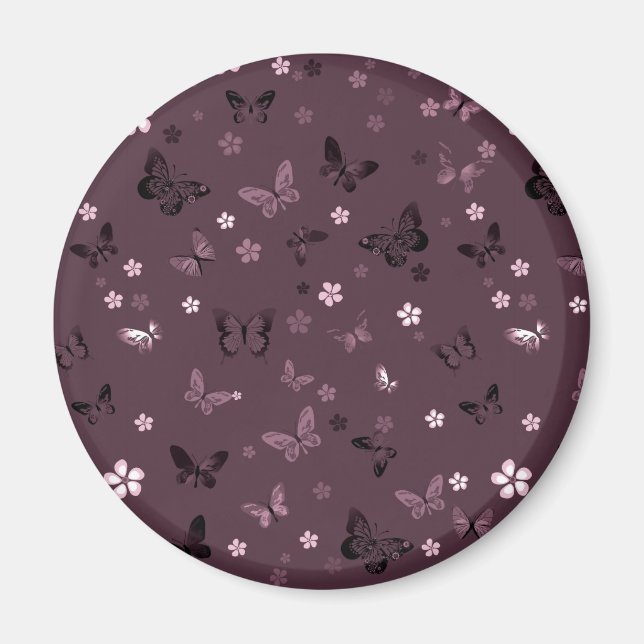 Imã Padrão de borboleta 5 (Frente)