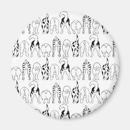 Imã Padrão de Bumbuns de cães