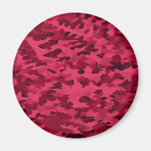 Imã Padrão de Camuflagem Vermelho Rubor
