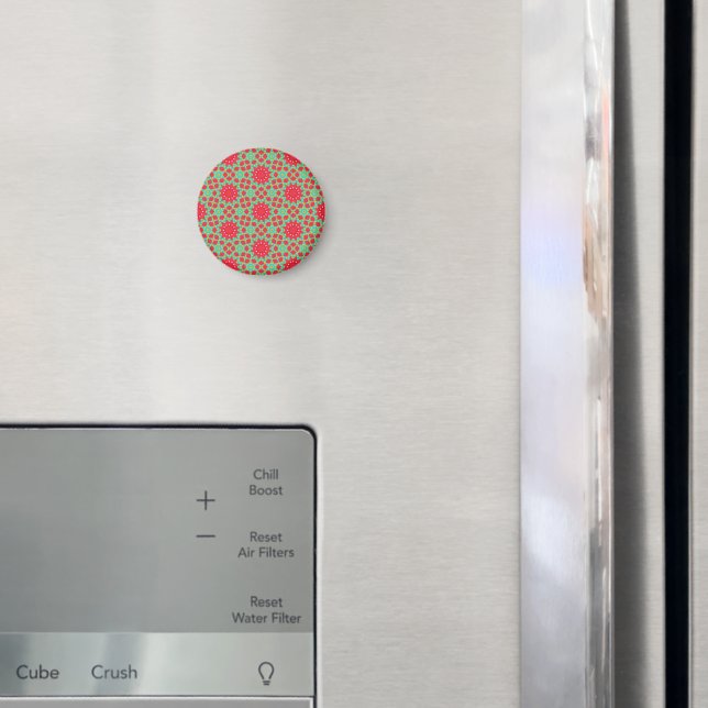 Imã Padrão de Charme de Férias de Natal  (In Situ (Fridge))