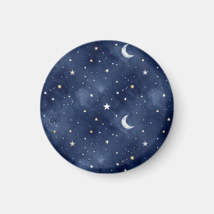 Imã Padrão de Constelações da Lua da Noite Estrelada