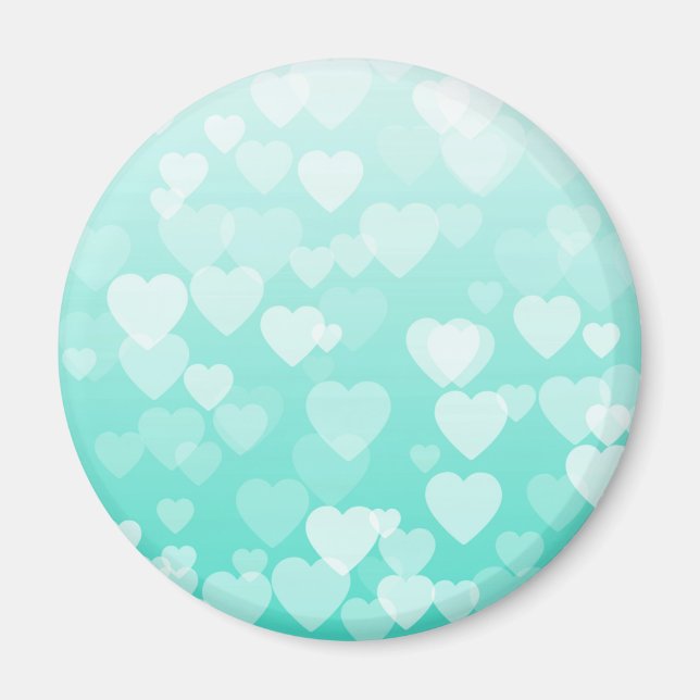 Imã Padrão de Corações 16 (Frente)