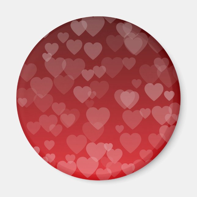 Imã Padrão de Corações 19 (Frente)