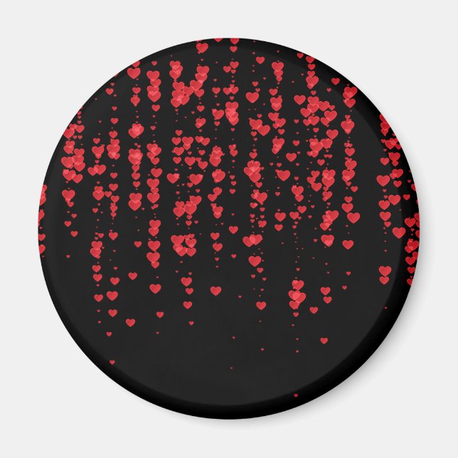 Imã Padrão de Corações 24 (Frente)