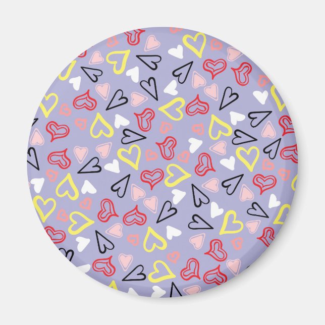 Imã Padrão de Corações 31 (Frente)