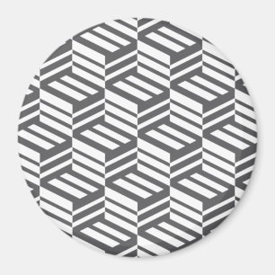 Imã Padrão de cubo geométrico moderno, urbano e din