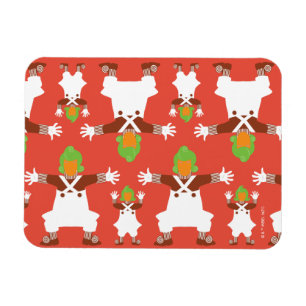 Ímã Padrão de dança do Oompa Loompa