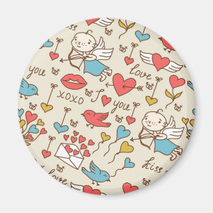 Imã Padrão de dia de os namorados com Cupid