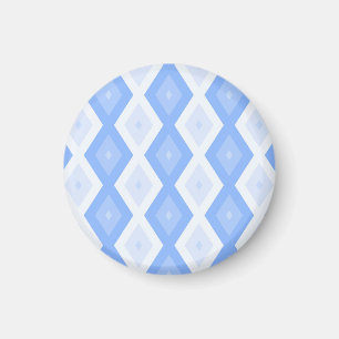 Imã Padrão de diamante azul pálido