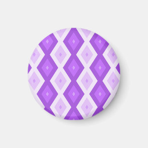 Imã Padrão de diamante roxo brilhante