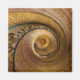 Imã Padrão de Escada em Espiral