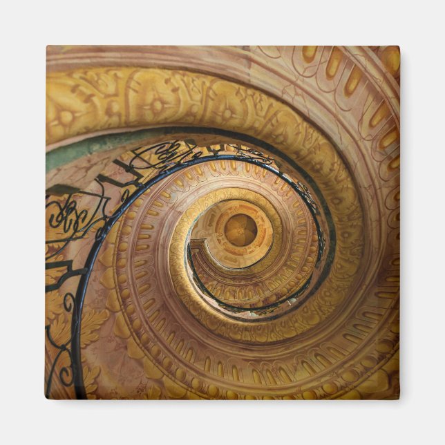 Imã Padrão de Escada em Espiral (Frente)