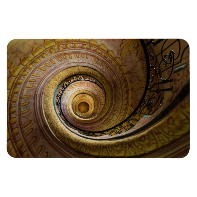 Ímã Padrão de Escada em Espiral (Horizontal)
