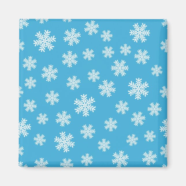 Imã Padrão de flocos de neve (Frente)