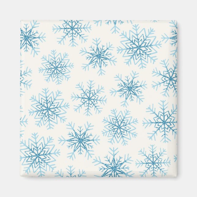 Imã Padrão de flocos de neve (Frente)