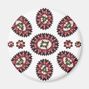 Imã Padrão de Flor Mandala
