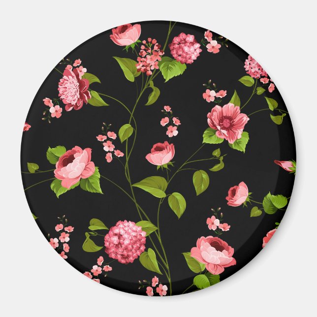 Imã Padrão de Flores 18 (Frente)