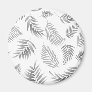 Imã Padrão de Folhas Tropicais 3