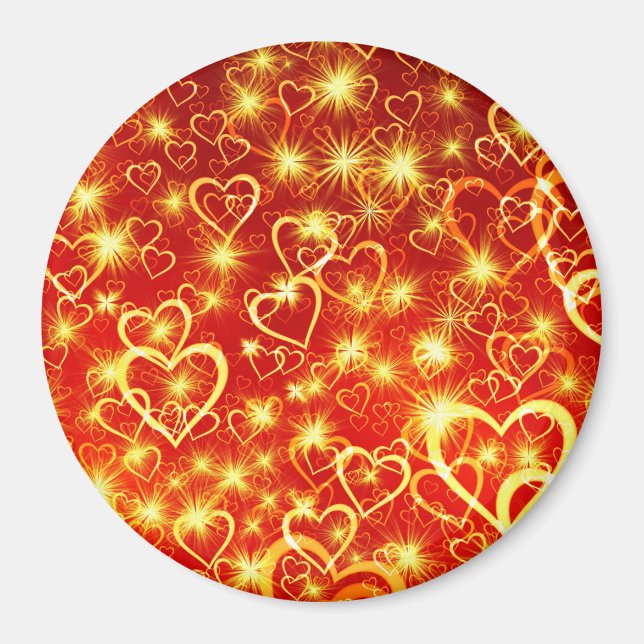 Imã Padrão de Formas Cardíacas-25622 (Frente)