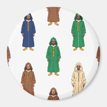 Padrão de Homens Djellaba Hospedados do Marrocos