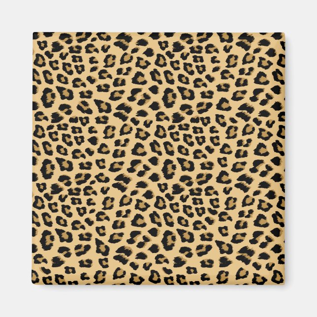 Imã Padrão de impressão do Leopard (Frente)