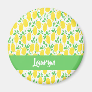Imã Padrão de limão de nome personalizado