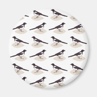 Imã Padrão de Magpies - ímã