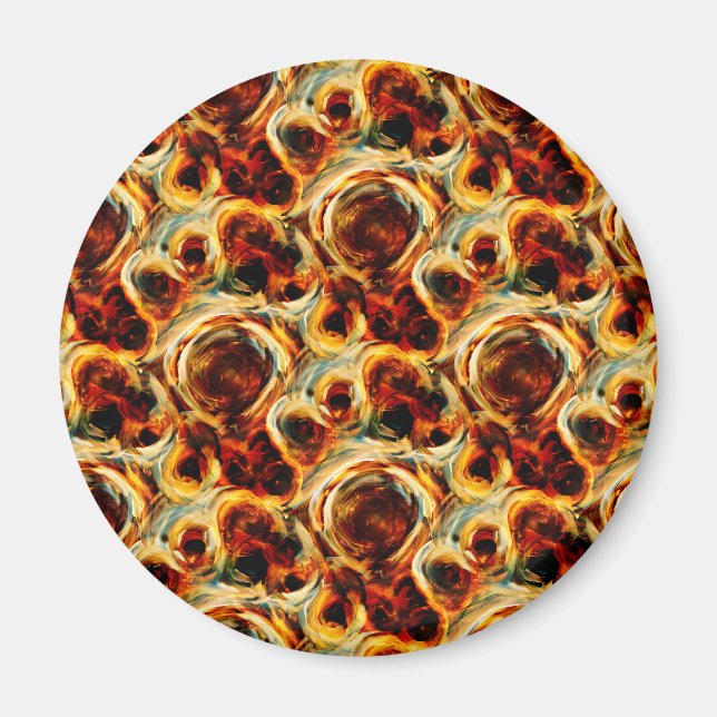 Imã Padrão de manchas sem costura, castanho-claro, tra (Frente)