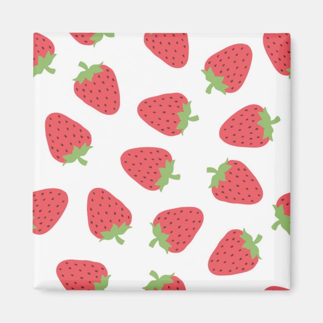 Imã Padrão de morango (Frente)