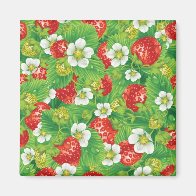 Imã Padrão de morango (Frente)