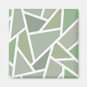 Imã Padrão de mosaico verde-oliva