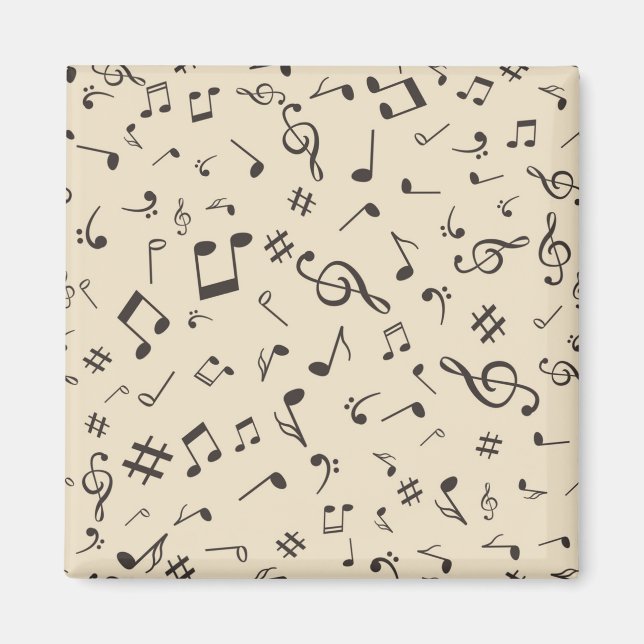 Imã Padrão de música (Frente)