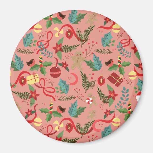 Imã Padrão de Natal 2 (Frente)