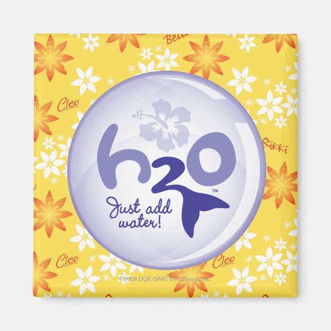 Imã Padrão de nome amarelo (Frente)