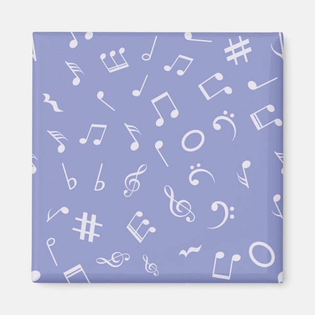 Imã Padrão de notas de música (Frente)