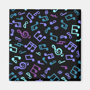 Imã Padrão de notas musicais