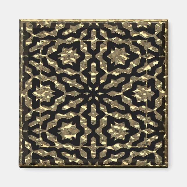 Imã Padrão de Nuggets de ouro (Frente)