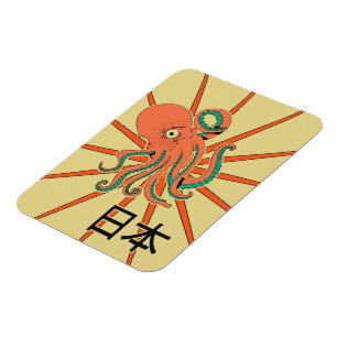 Ímã Padrão de Octopus Japonês